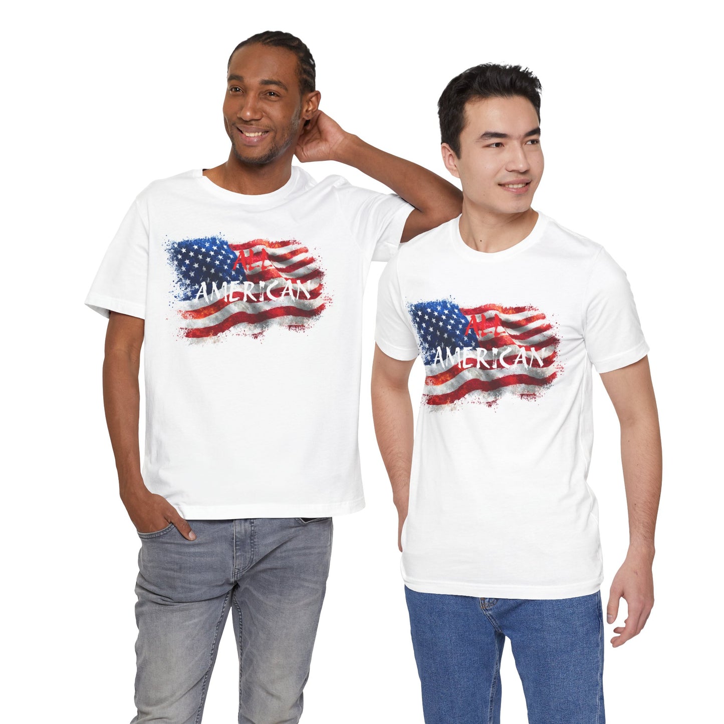 All-American Graphic Tee, American Flag, Patriotic Shirt, Unisex Tee, 4th of July Wear, Independence Day Apparel, Casual Summer Shirt