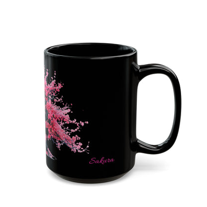 Cherry Blossom Bliss | Black Mug (15oz)