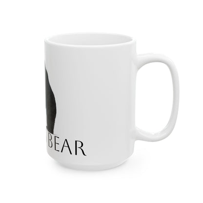 Bear vs Man Ceramic Mug - Nature Lover Gift, Wildlife Coffee Cup, Adventure Mug, Rustic Home Decor, Animal Lovers Present