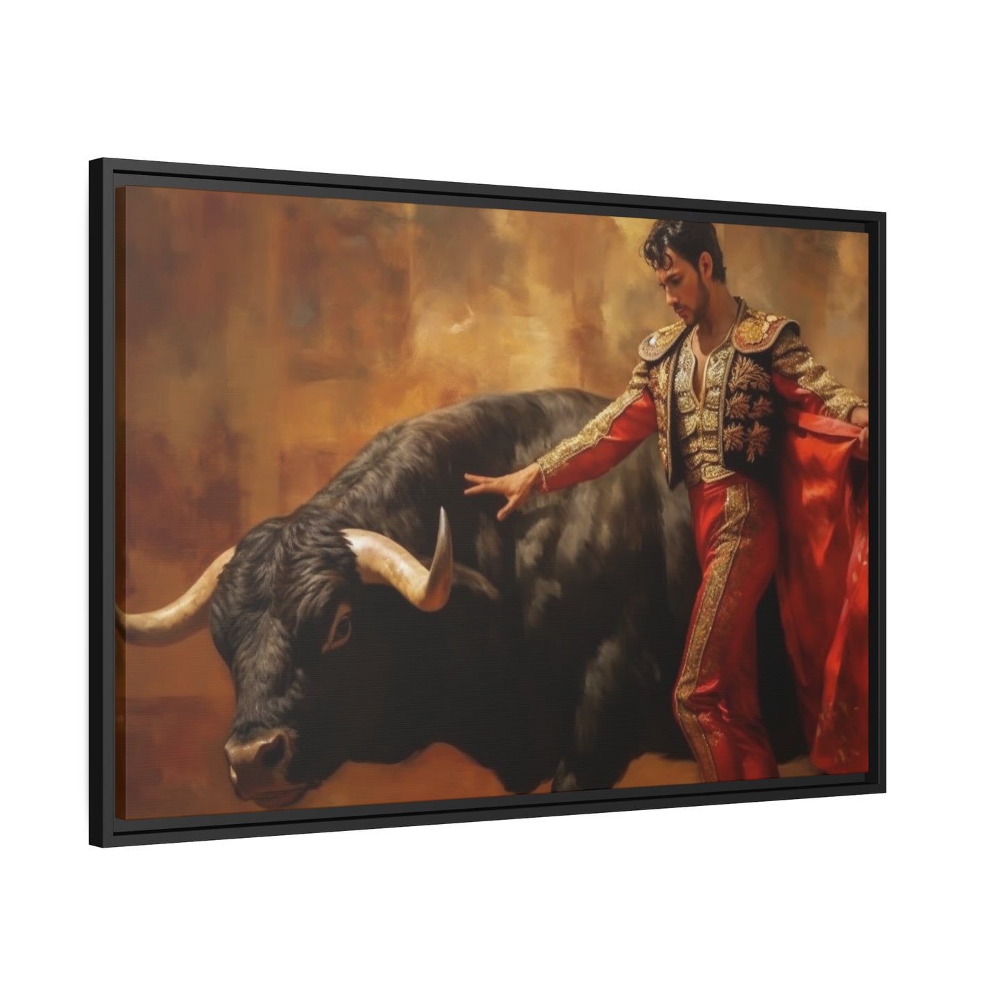 El Matador| Matte Canvas, Black Frame