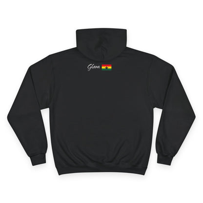 Champion branded, "Fight Back!" F*ck Cancer | Vernett Rose Ghana edition | Cancer Awareness Ribbon Pullover