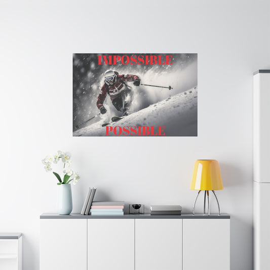 Impossible | Possible | Matte Canvas, Stretched, 1.25"