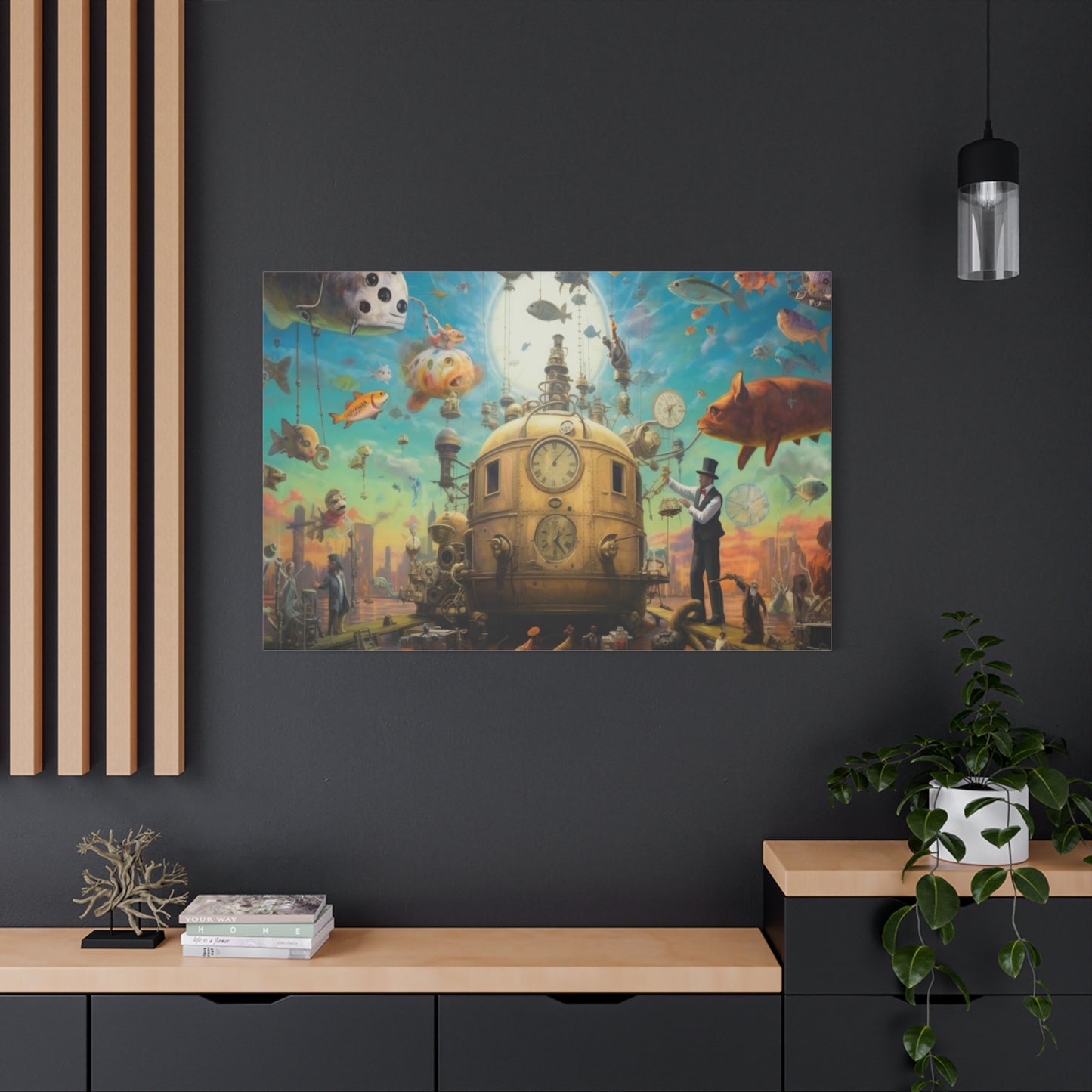 All Aboard-Matte Canvas, Stretched, 1.25"