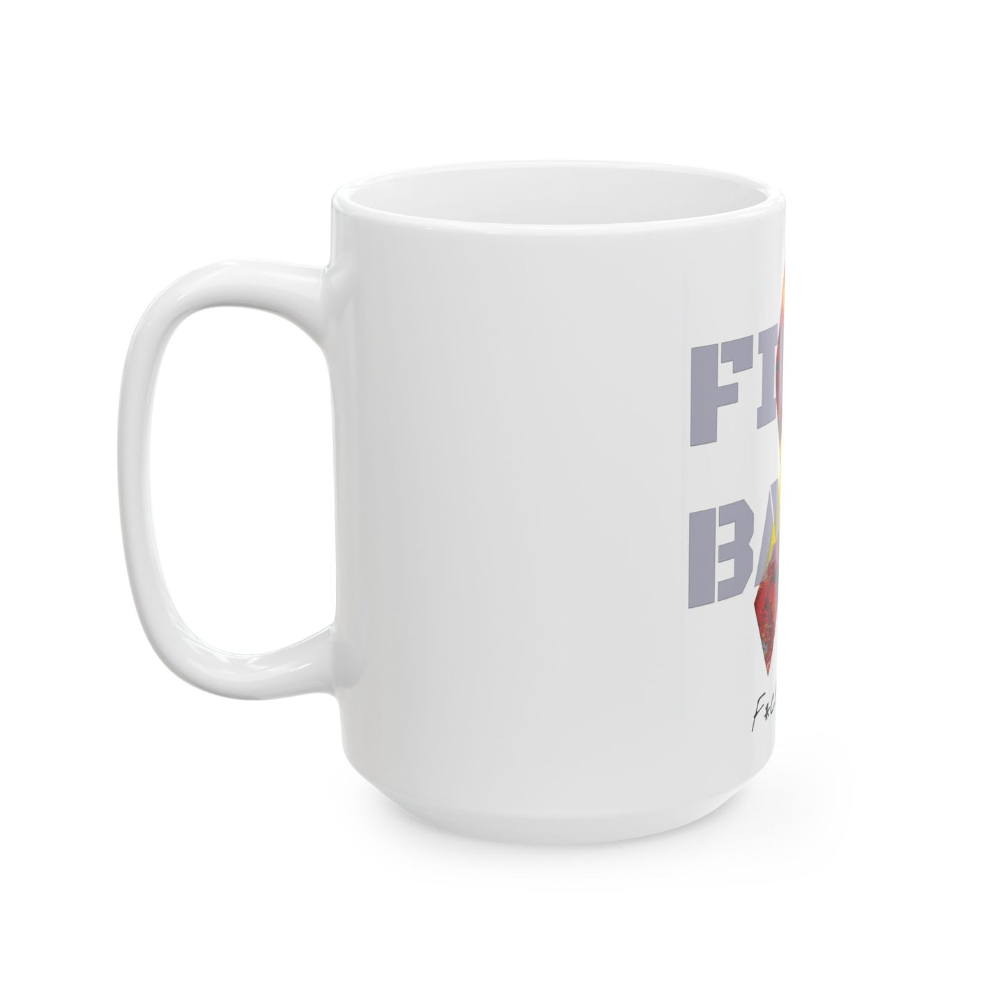 Fight Back! F*ck Cancer | "Vernett E. Rose" Memorial mug | China Edition | Cancer Awareness Mug