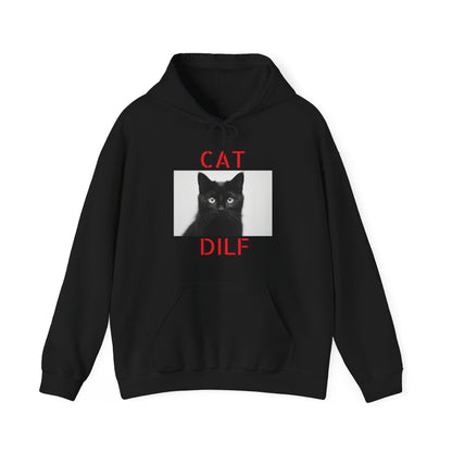 Cat DILF | Unisex Heavy Blend™| Hooded Sweatshirt