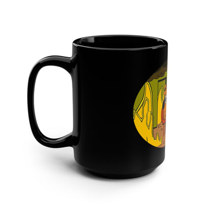 It's ok | Everything is ok| This is fine | I'm fine | Black Mug, 15oz
