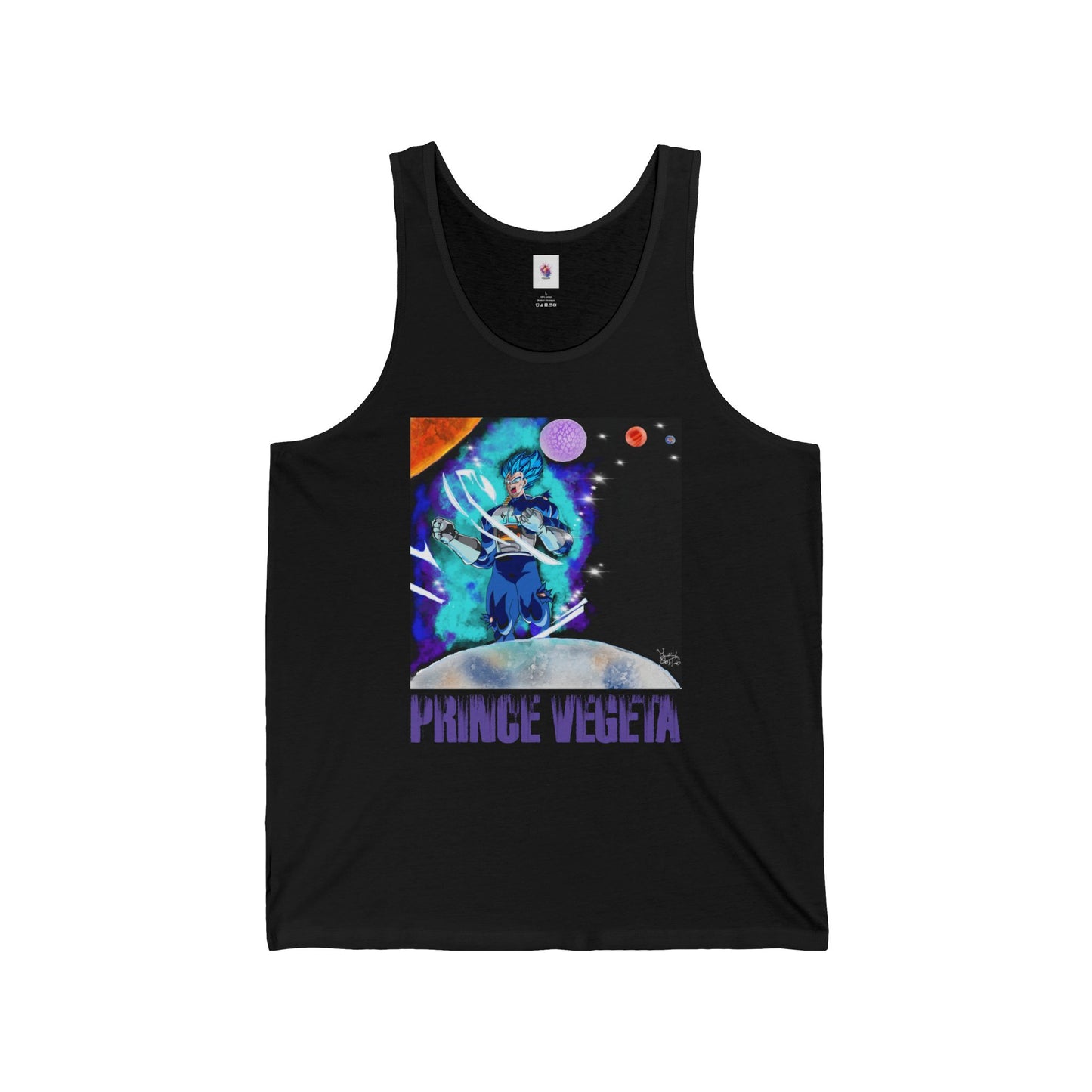 Prince Vegeta Unisex Graphic Jersey Tank| Dragon Ball Z| Geekwear
