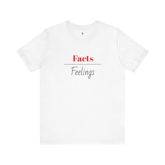 Facts Over Feelings | Jersey Short Sleeve Tee