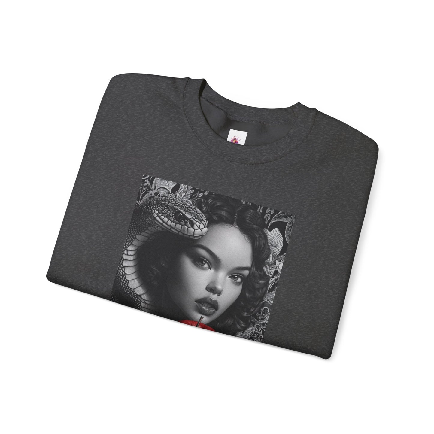 Eve 2024 | Adam & Eve | Biblical Story | Eve and the Serpent | Original Sin |  Crewneck Sweatshirt