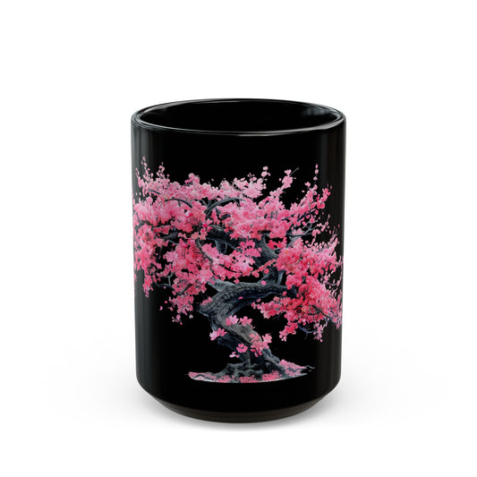 Cherry Blossom Bliss | Black Mug (15oz)