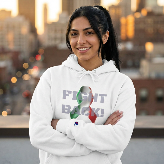 Champion branded, Fight Back "Vernett Rose" Italy edition | Cancer Awareness Ribbon Pullover