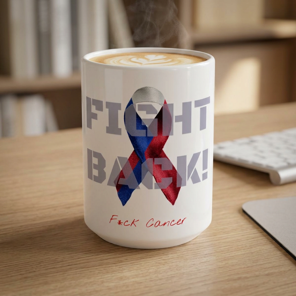 Fight Back! F*ck Cancer | "Vernett E. Rose" Memorial mug | Haiti Edition | Cancer Awareness Mug