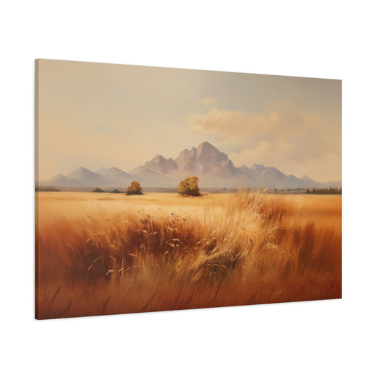 Harvest Glow Wheatland | Matte Canvas
