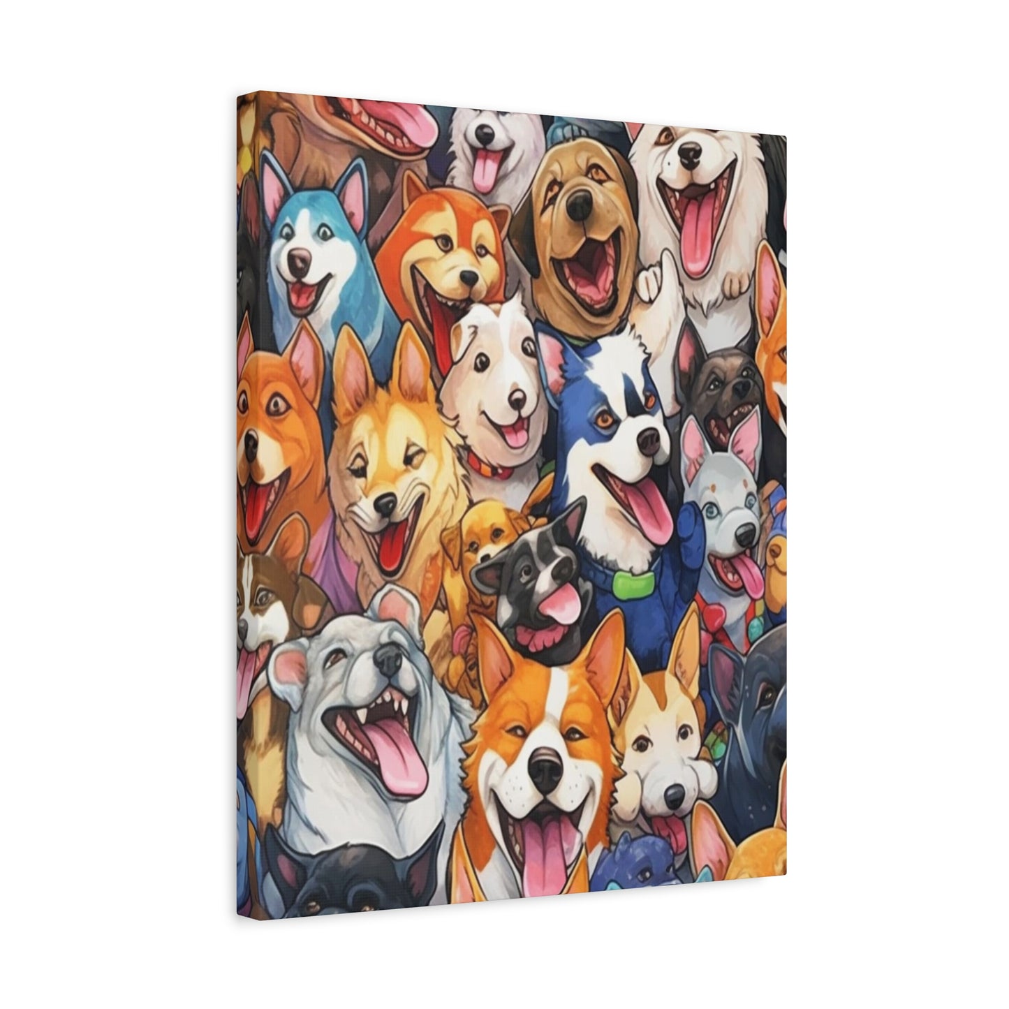 All The Dogs |Wall art | Home decor| Matte Canvas, Stretched, 1.25"