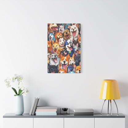 All The Dogs |Wall art | Home decor| Matte Canvas, Stretched, 1.25"