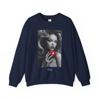 Eve 2024 | Adam & Eve | Biblical Story | Eve and the Serpent | Original Sin |  Crewneck Sweatshirt