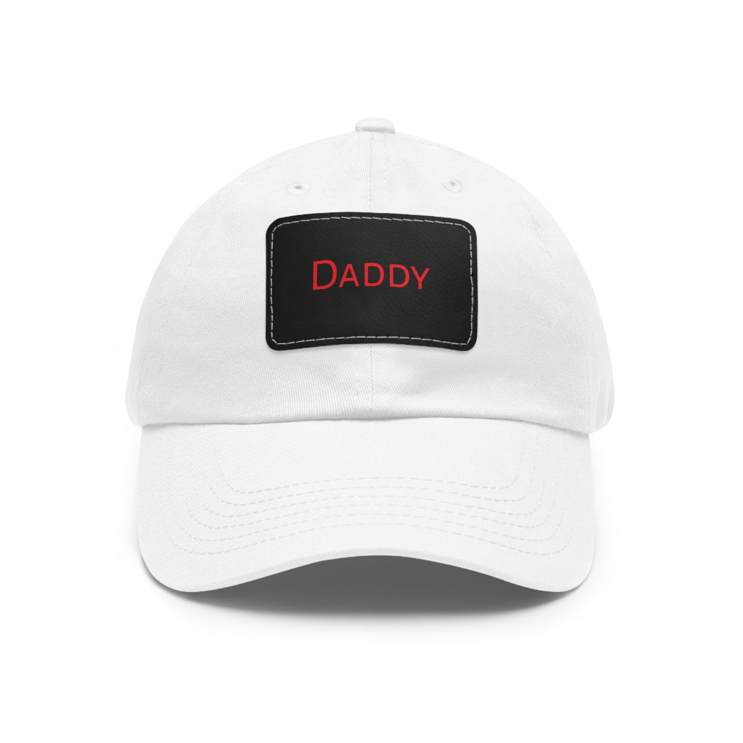 Daddy | Dad Hat with Leather Patch