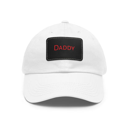 Daddy | Dad Hat with Leather Patch