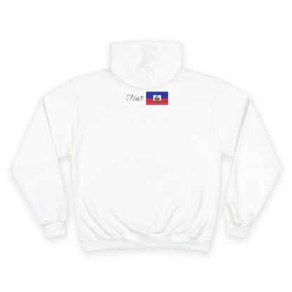 Champion branded, "Fight Back!" F*ck Cancer | Vernett Rose Haiti edition | Cancer Awareness Ribbon Pullover