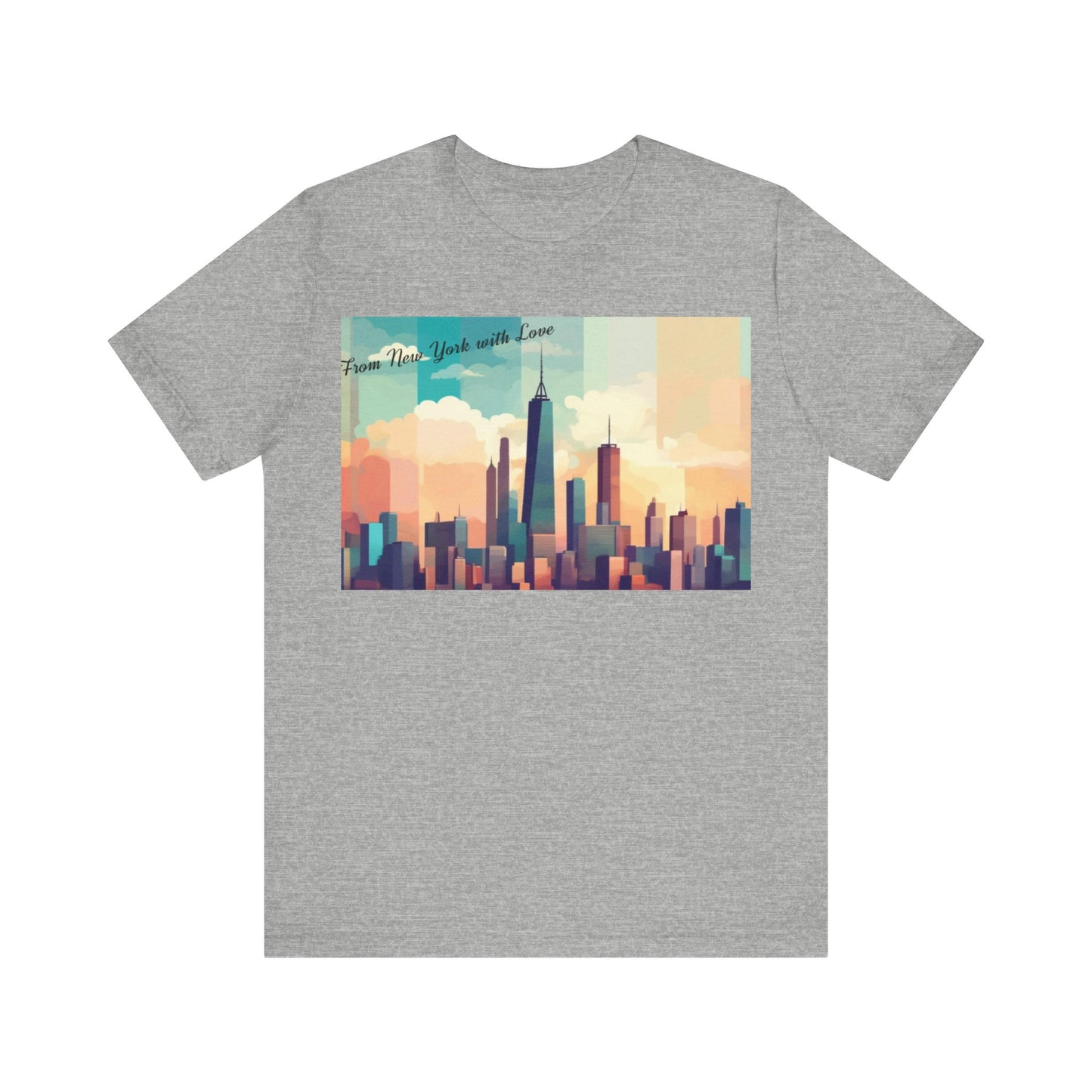 From New York with Love-Unisex Jersey Short Sleeve Tee