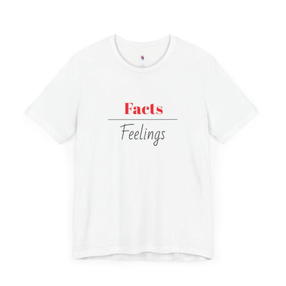 Facts Over Feelings | Jersey Short Sleeve Tee