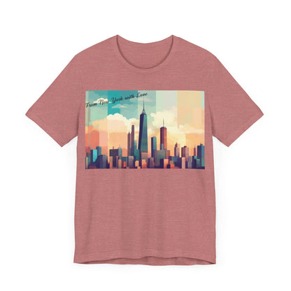 From New York with Love-Unisex Jersey Short Sleeve Tee