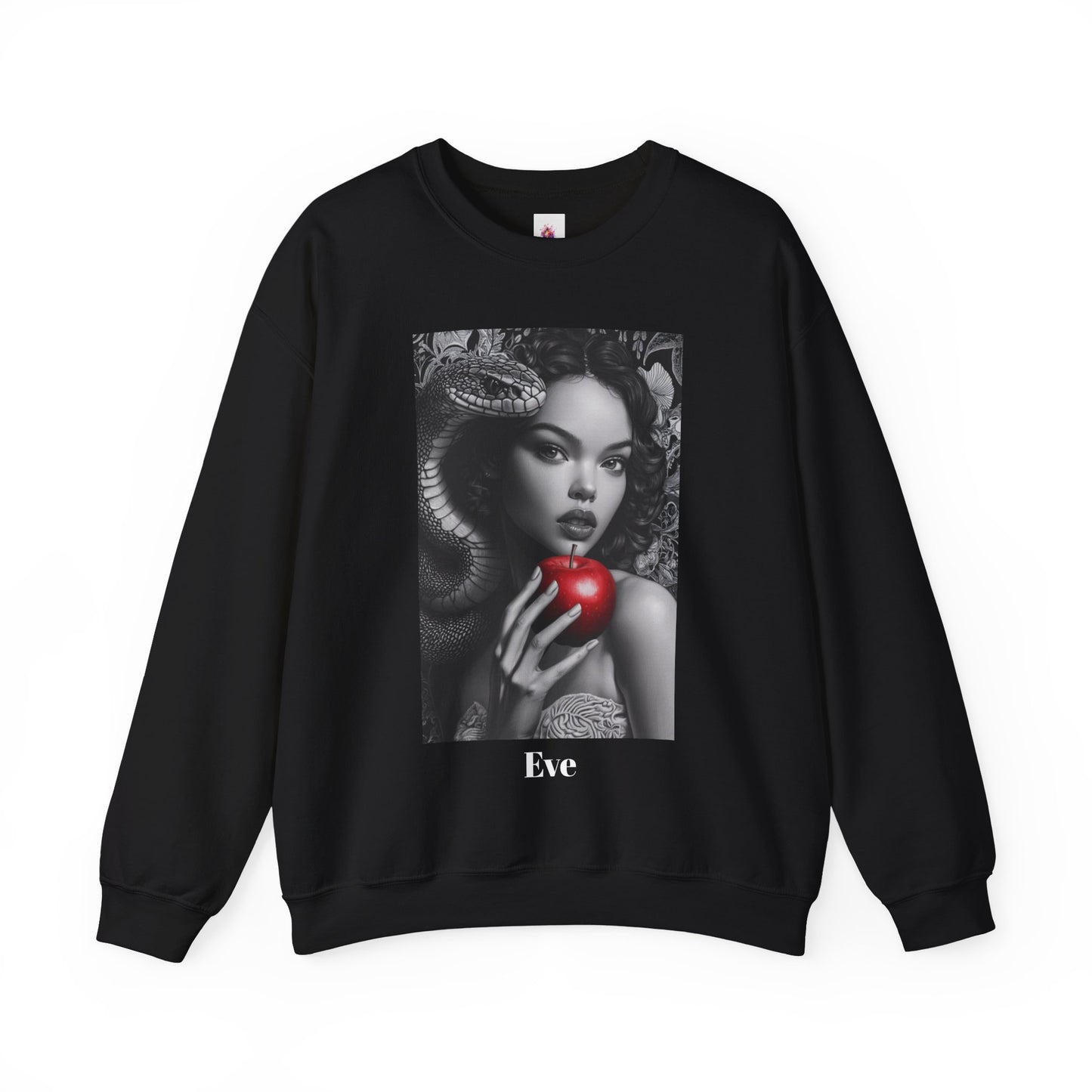 Eve 2024 | Adam & Eve | Biblical Story | Eve and the Serpent | Original Sin |  Crewneck Sweatshirt