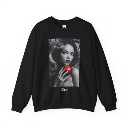 Eve 2024 | Adam & Eve | Biblical Story | Eve and the Serpent | Original Sin |  Crewneck Sweatshirt