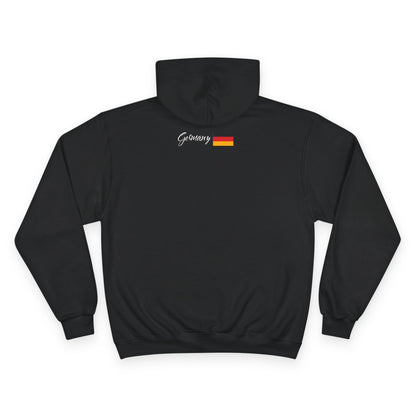 Champion branded, "Fight Back!" F*ck Cancer | Vernett Rose Germany edition | Cancer Awareness Ribbon Pullover