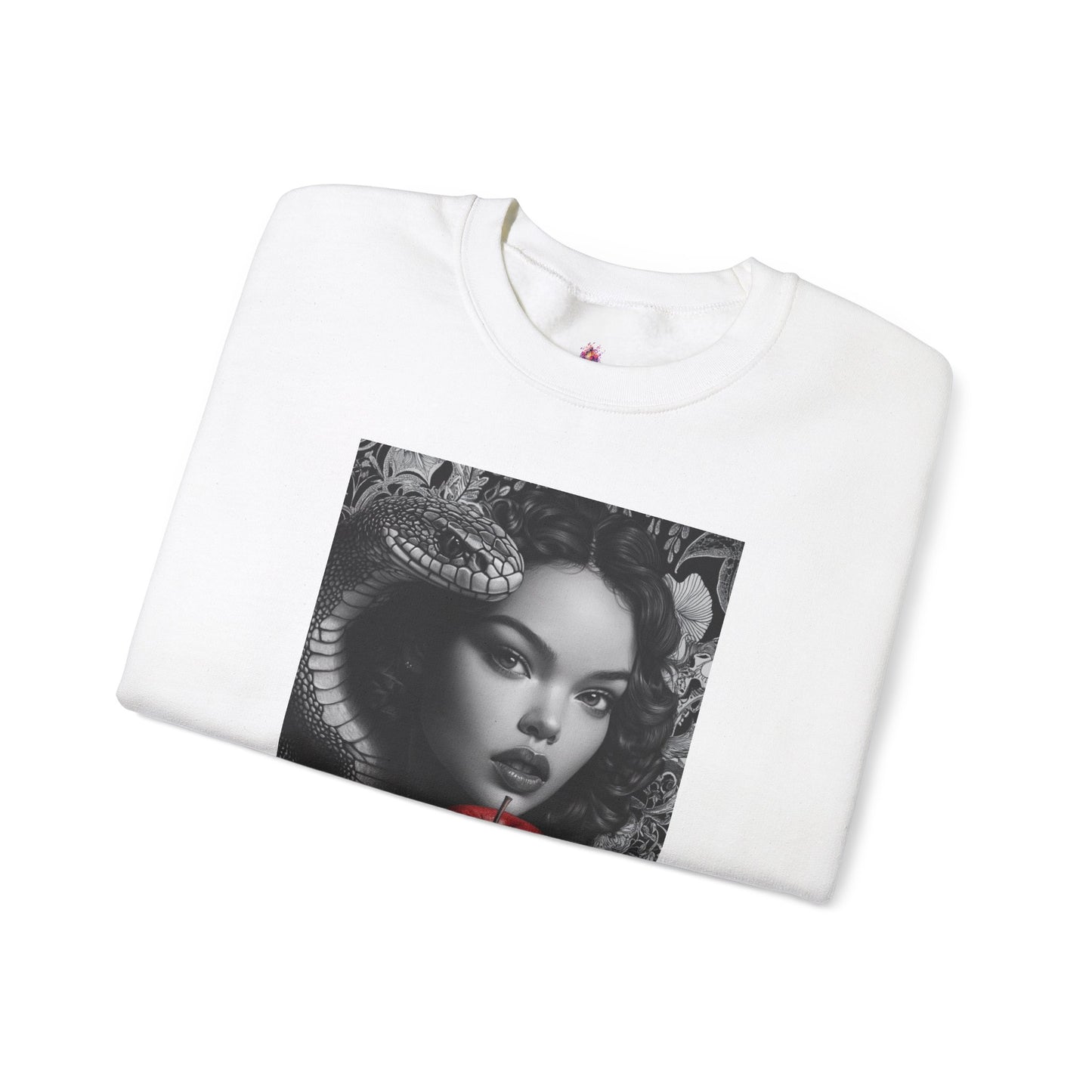 Eve 2024 | Adam & Eve | Biblical Story | Eve and the Serpent | Original Sin |  Crewneck Sweatshirt