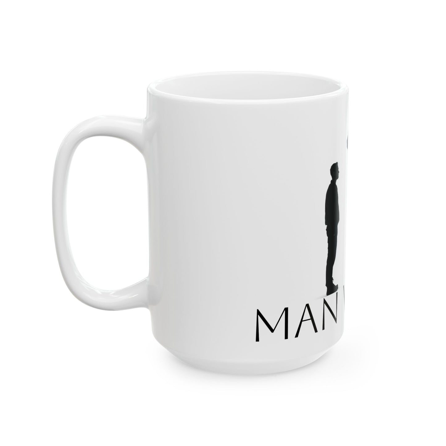 Bear vs Man Ceramic Mug - Nature Lover Gift, Wildlife Coffee Cup, Adventure Mug, Rustic Home Decor, Animal Lovers Present