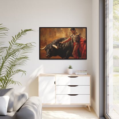 El Matador| Matte Canvas, Black Frame