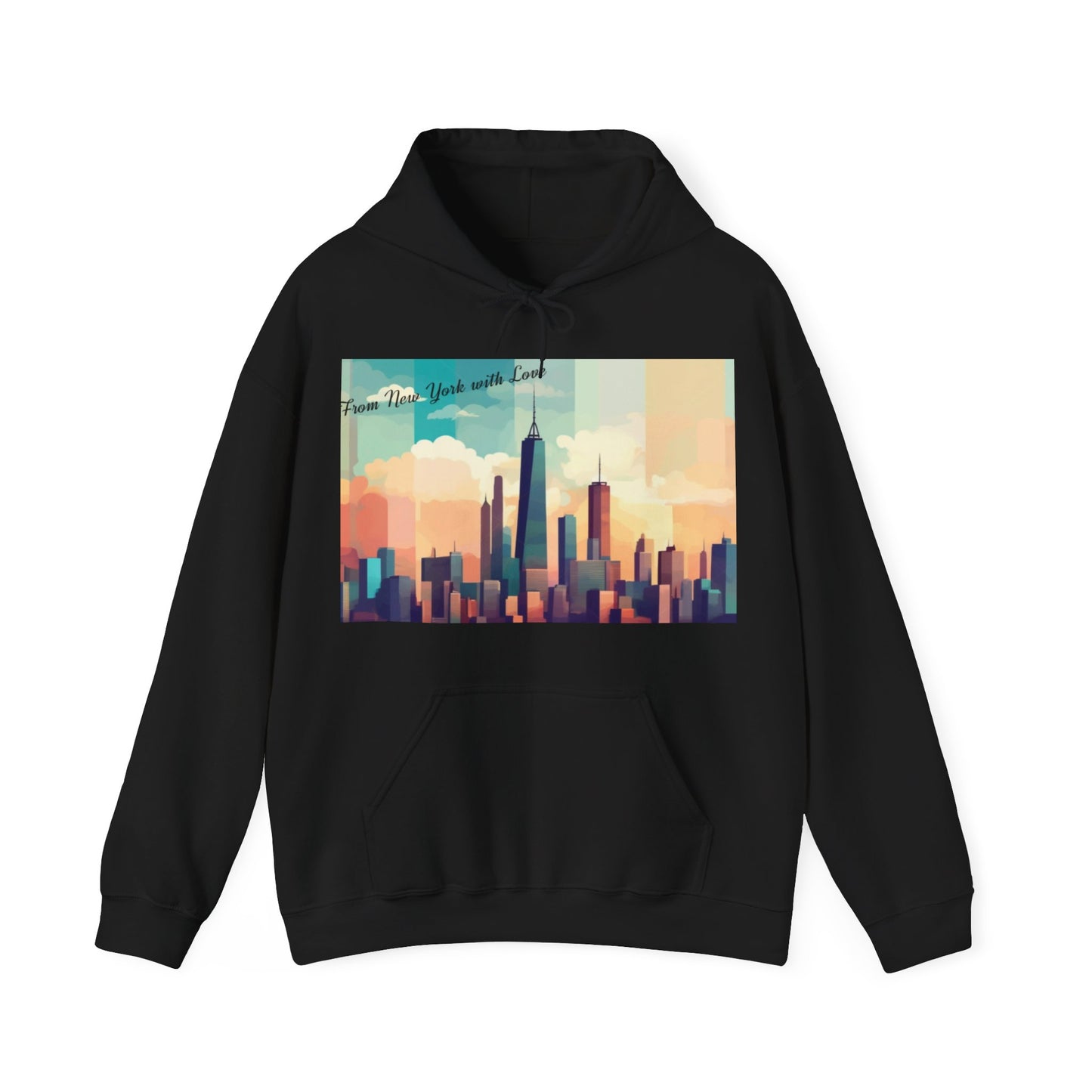 From New York with Love |Unisex Heavy Blend™ |Hooded Sweatshirt