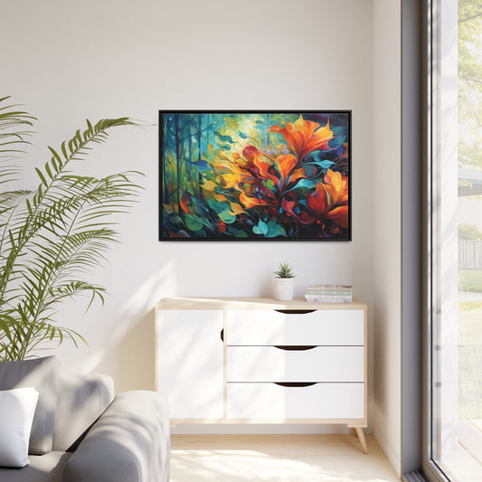 Flowers of Destiny-Matte Canvas, Black Frame