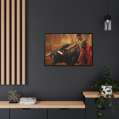 El Matador| Matte Canvas, Black Frame