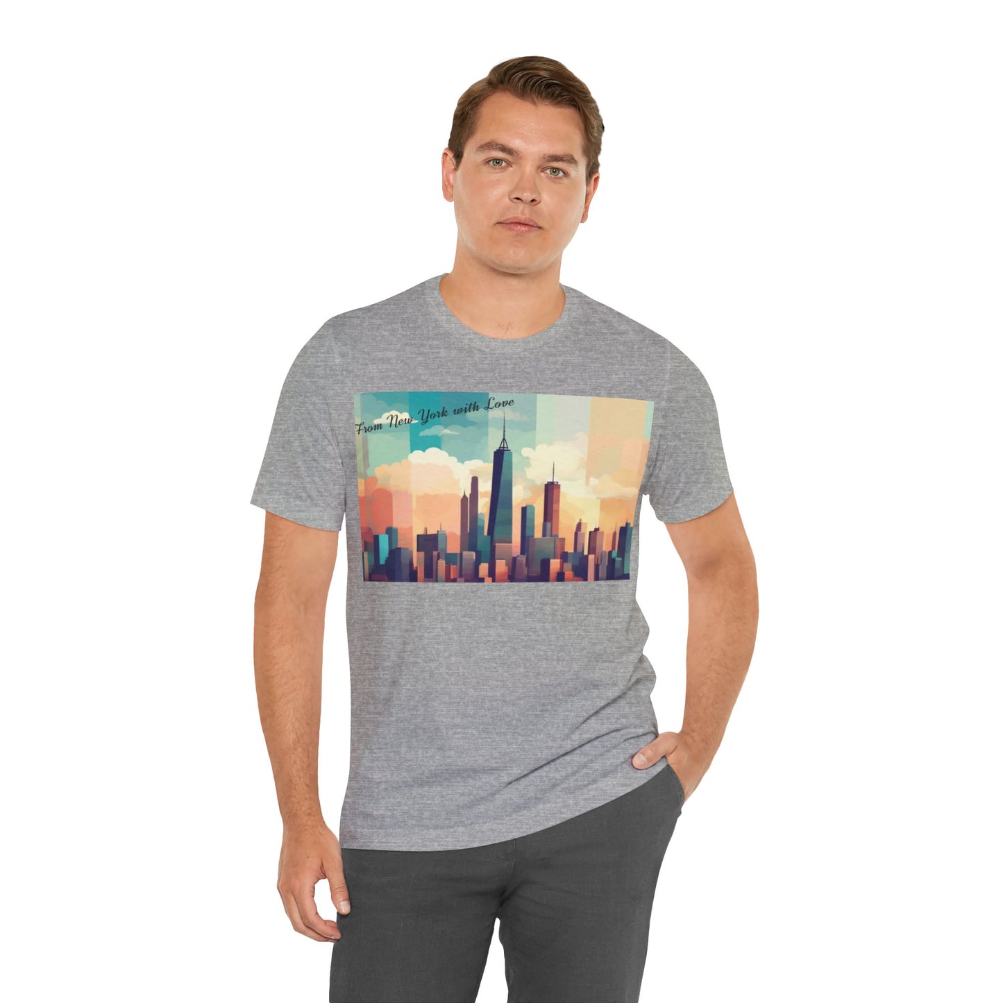From New York with Love-Unisex Jersey Short Sleeve Tee