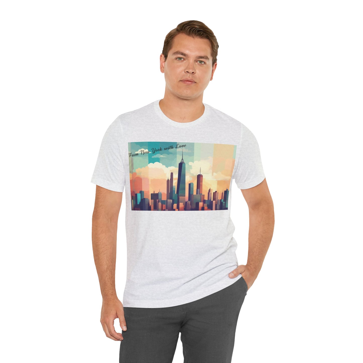 From New York with Love-Unisex Jersey Short Sleeve Tee