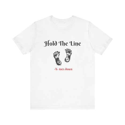 Hold The Line-Unisex Jersey Short Sleeve Tee