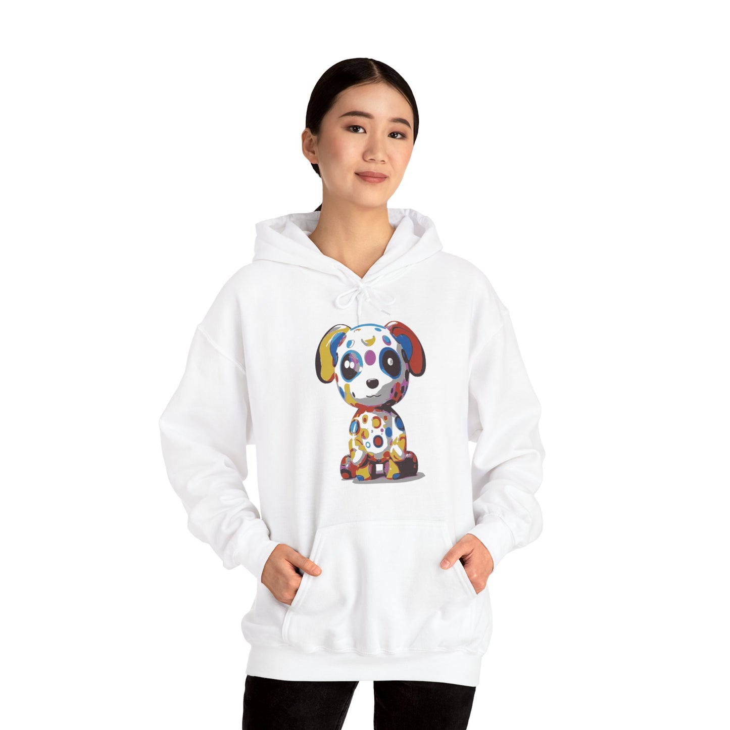Pop Spot Dog|Unisex Heavy Blend™| Hooded Sweatshirt