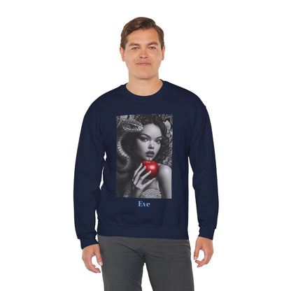 Eve 2024 | Adam & Eve | Biblical Story | Eve and the Serpent | Original Sin |  Crewneck Sweatshirt