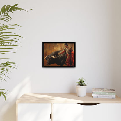 El Matador| Matte Canvas, Black Frame