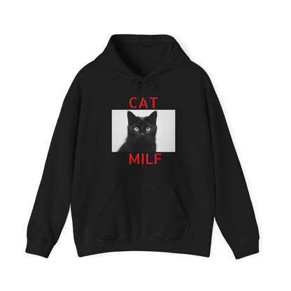 Cat MILF | Unisex Heavy Blend™| Hooded Sweatshirt