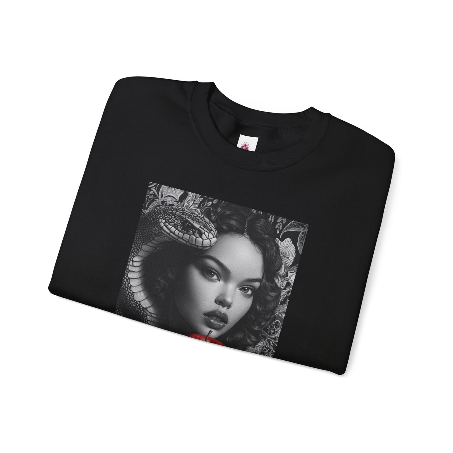 Eve 2024 | Adam & Eve | Biblical Story | Eve and the Serpent | Original Sin |  Crewneck Sweatshirt