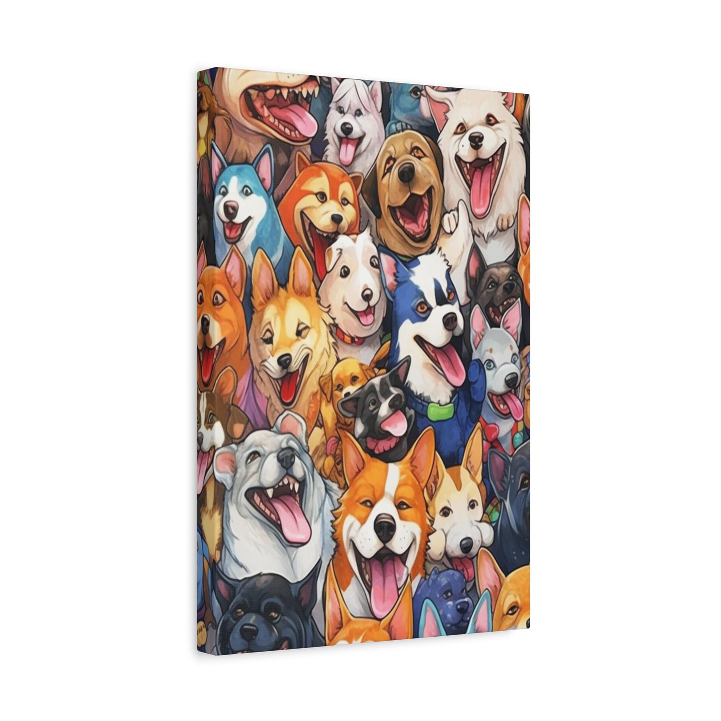 All The Dogs |Wall art | Home decor| Matte Canvas, Stretched, 1.25"