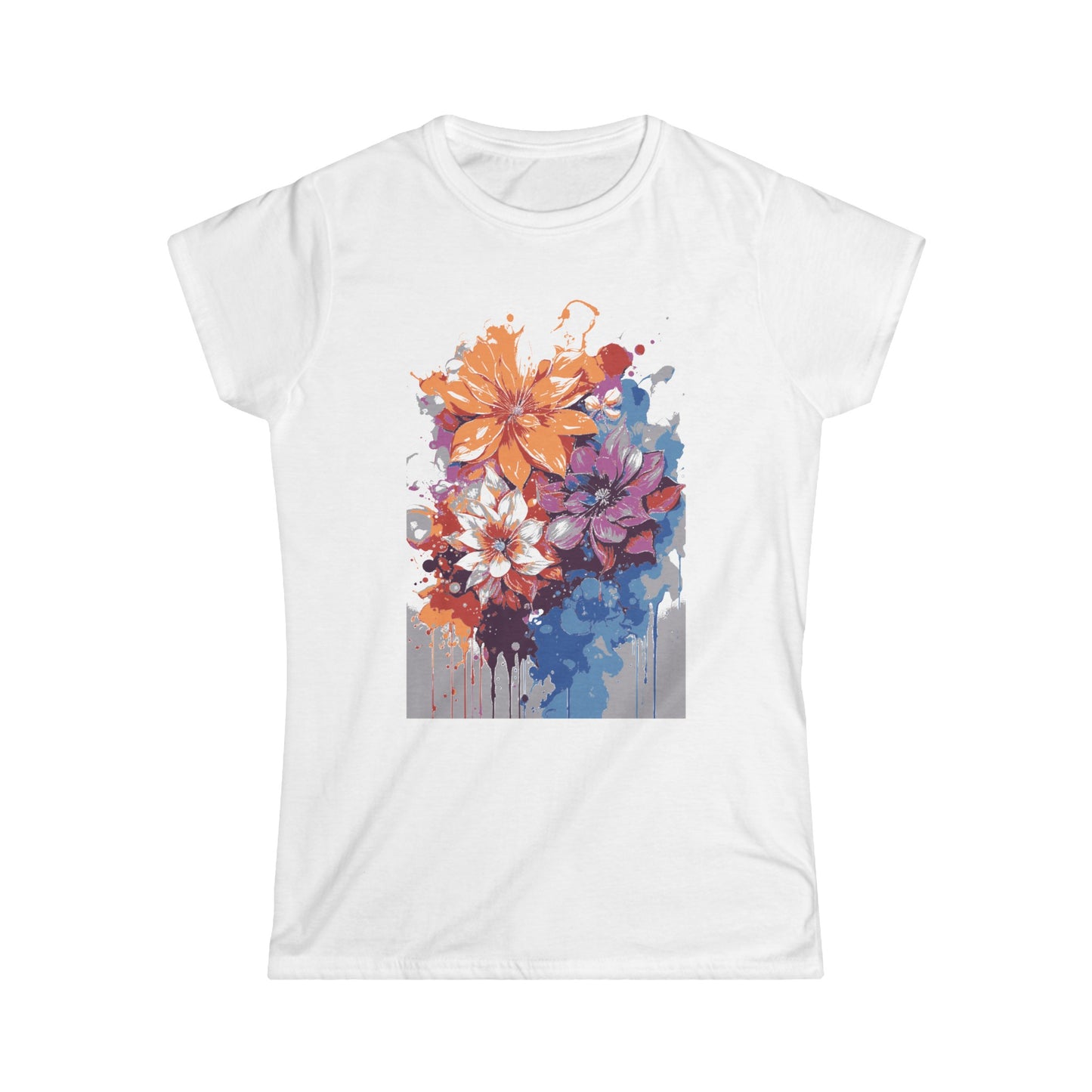 Flower Power-Women's Softstyle Tee