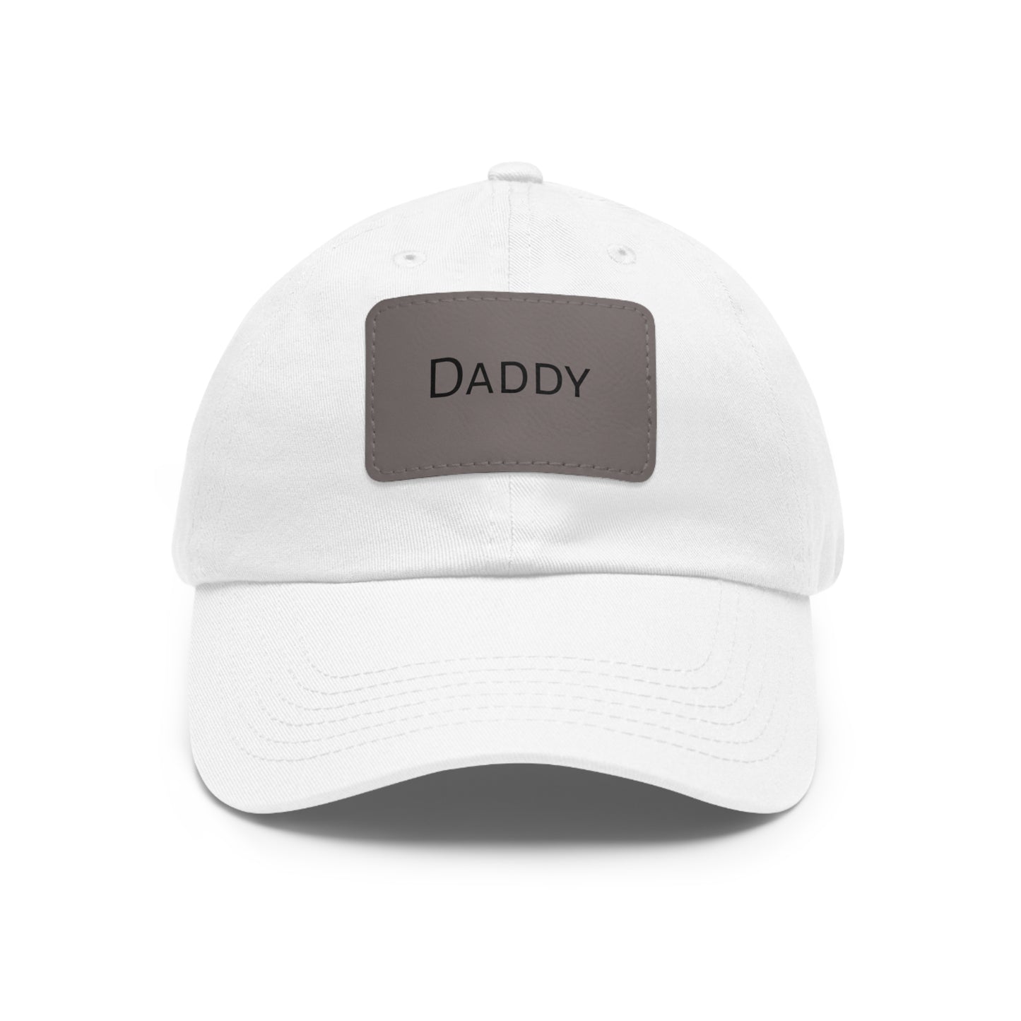Daddy | Dad Hat with Leather Patch