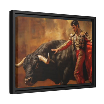 El Matador| Matte Canvas, Black Frame