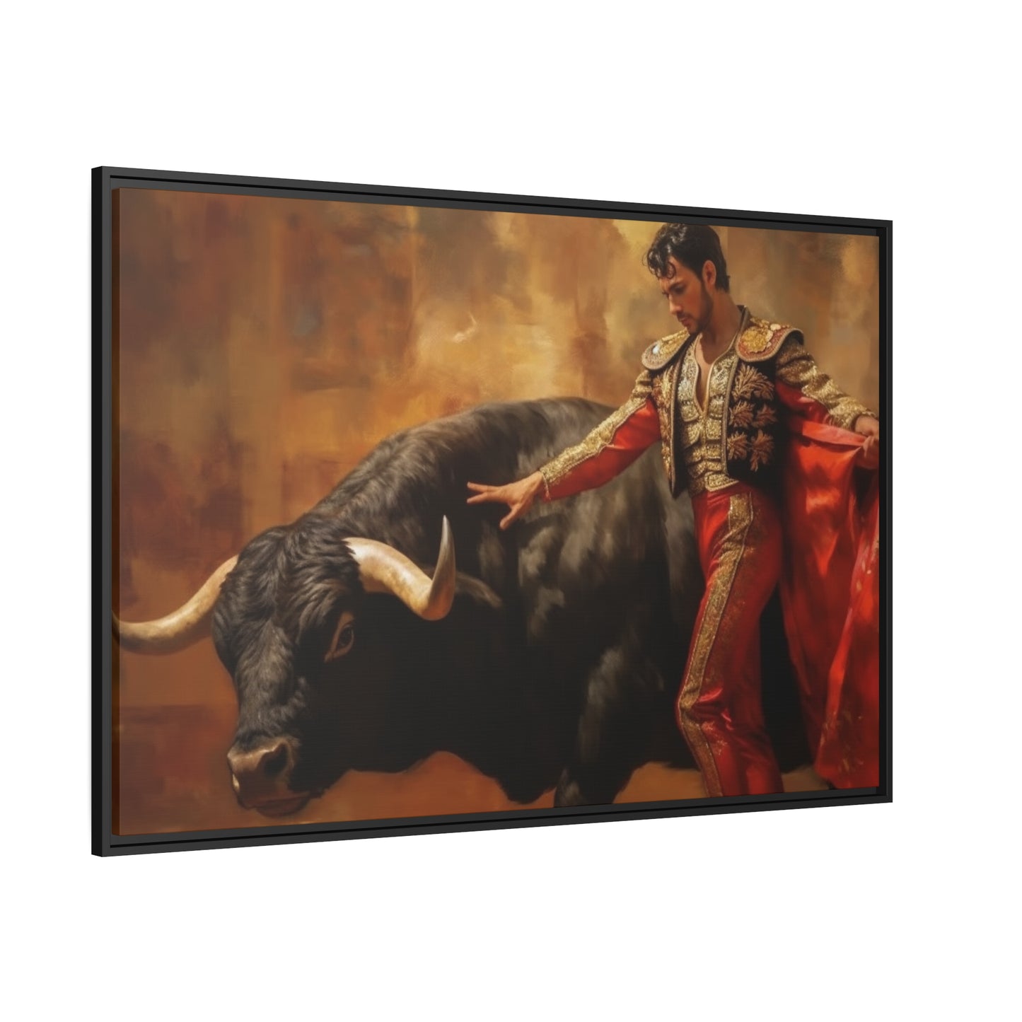 El Matador| Matte Canvas, Black Frame