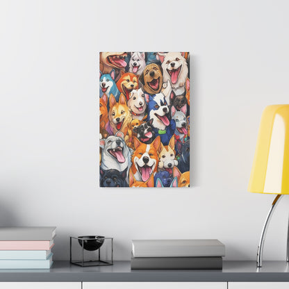 All The Dogs |Wall art | Home decor| Matte Canvas, Stretched, 1.25"