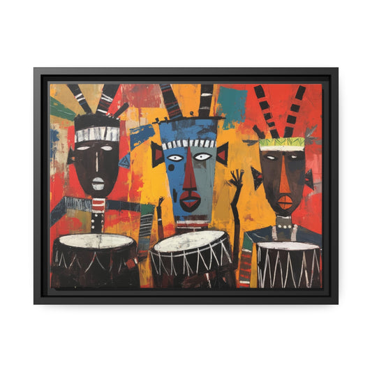Tribe Called Beats-Unleashed-Matte Canvas, Black Frame
